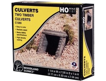 HO Culvert, Timber (2)