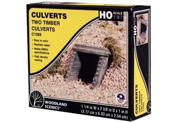 HO Culvert, Timber (2)