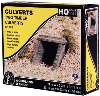 HO Culvert, Timber (2)