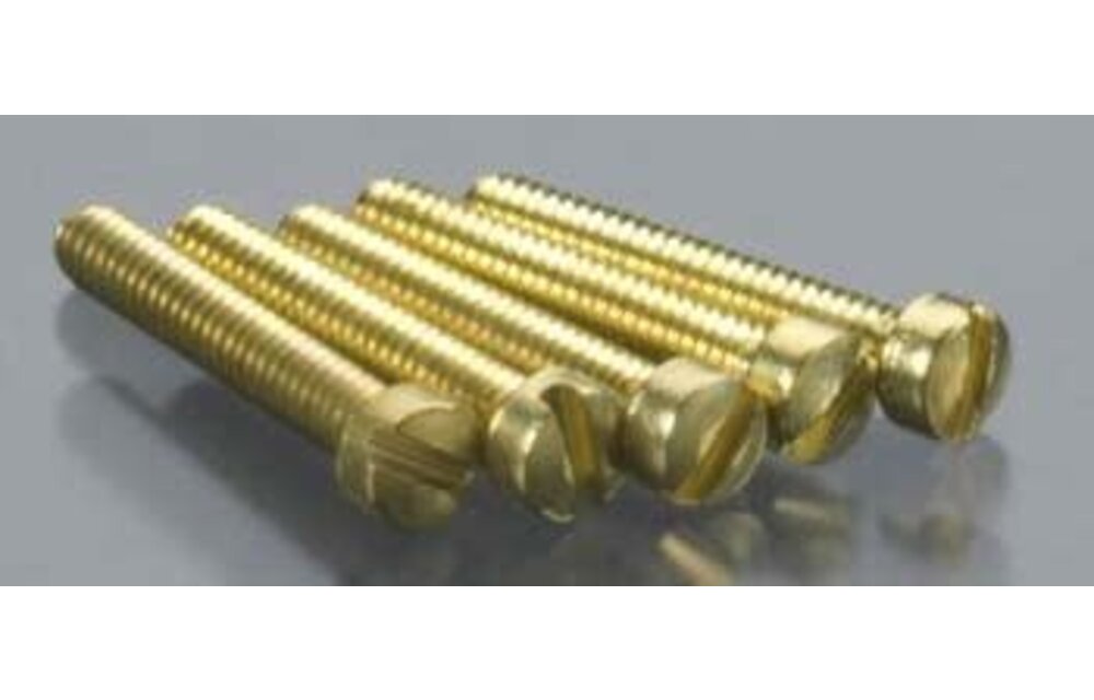0-80 3/8" Fillister Head Machined Screws