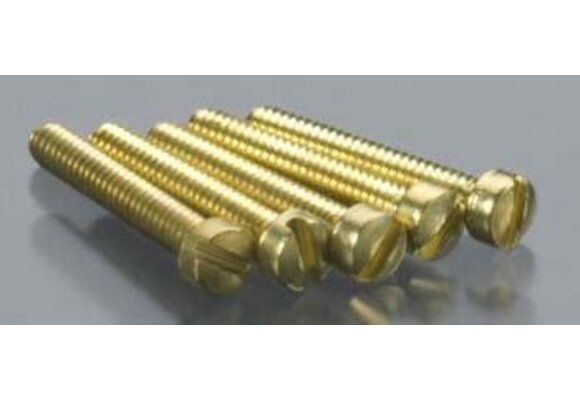 0-80 3/8" Fillister Head Machined Screws