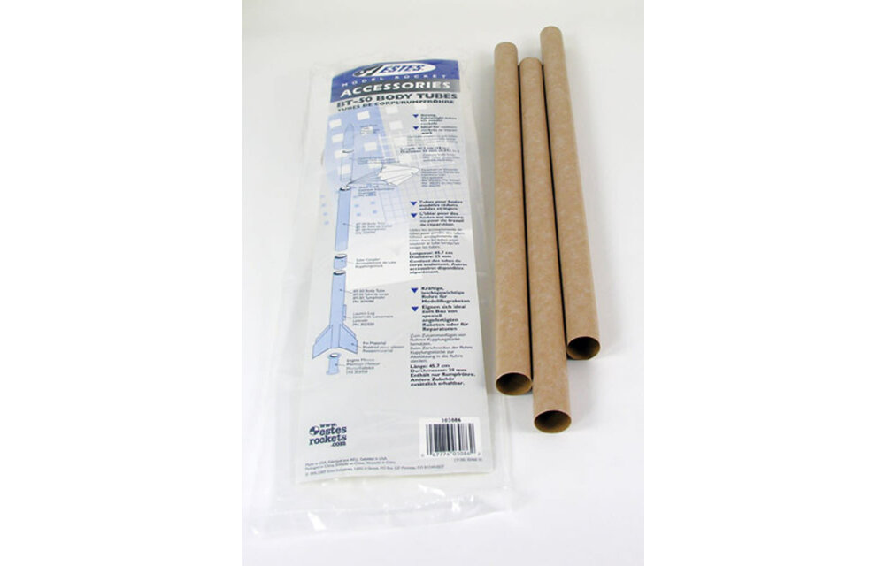 BT-50 Body Tube, 3 pk