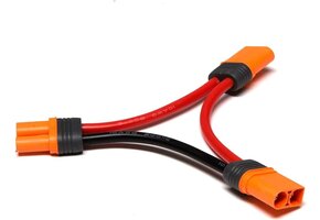 Spektrum IC5 Battery Series Harness 4" / 100mm;  10 AWG