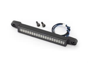 LED light bar, front (high-voltage) (40 white LEDs (double row), 82mm wide) (fits X-Maxx or Maxx )