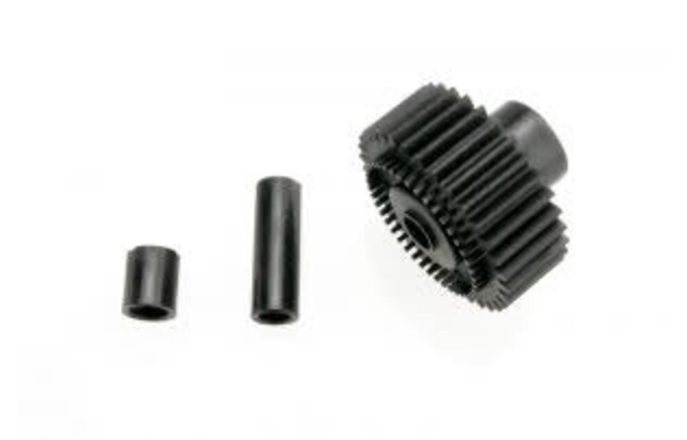 Output gear, 33-tooth (1)/ spacers (2)
