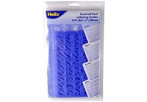3/4" Font Lettering/Number Guide Set