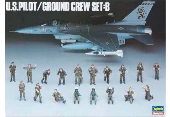 1/48 U.S. Pilot/ Ground Crew B