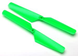 Rotor blade set, green (2)/ 1.6x5mm BCS (2)
