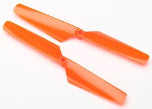 Rotor blade set, orange (2)/ 1.6x5mm BCS (2)