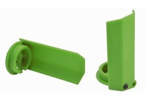 RPM Shock Shaft Guards: Traxxas X-Maxx, Green