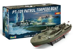 1/72 PT109 Torpedo Boat JFK Plastic Model Kit