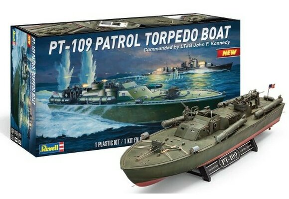 1/72 PT109 Torpedo Boat JFK Plastic Model Kit