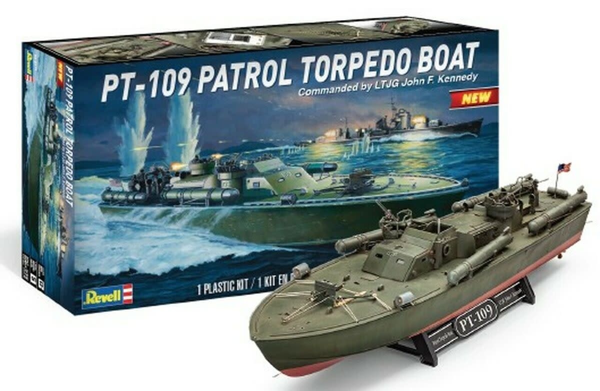 1/72 PT109 Torpedo Boat JFK Plastic Model Kit