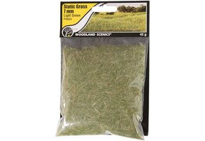 Static Grass, Light Green 7mm  WOOFS623