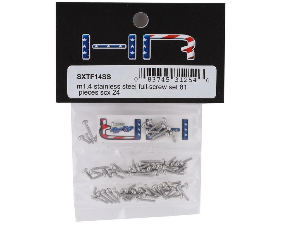 M1.4 stainless steel full screw set 81 pieces SCX 24