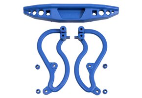 RPM Rear Bumper, Blue : Stampede 2WD