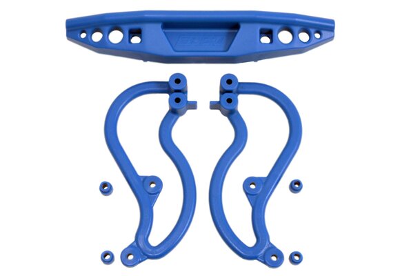 RPM Rear Bumper, Blue : Stampede 2WD