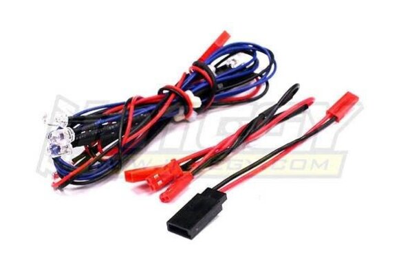 INTEGY LED Light System, Blue: 1/10 Touring Car