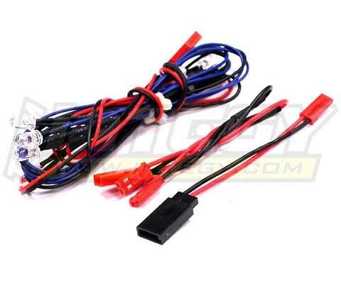 LED Light System, Blue: 1/10 Touring Car