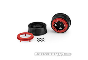 Tremor Slash narrow front wheel-BLK/RED BDLCK (2)