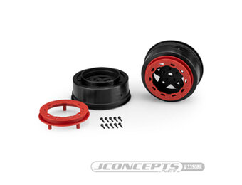 Tremor Slash narrow front wheel-BLK/RED BDLCK (2)