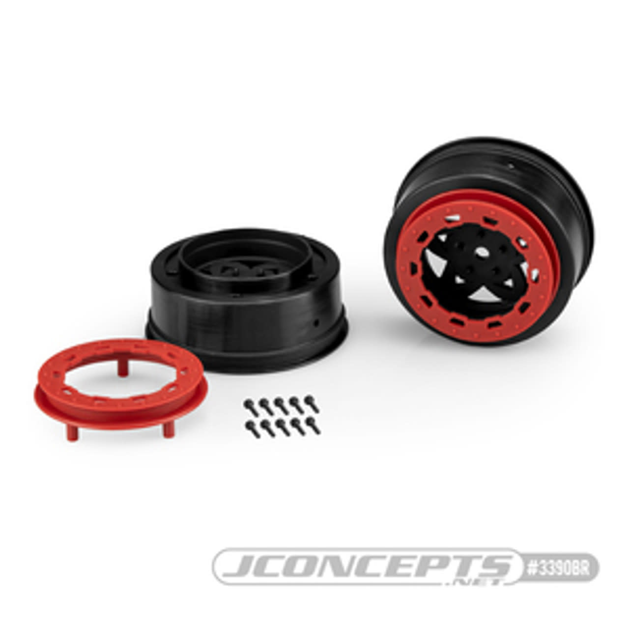 Tremor Slash narrow front wheel-BLK/RED BDLCK (2)