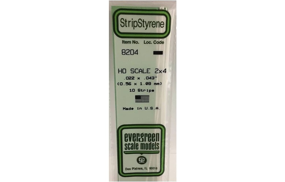 HO Strip 2 x 4 (10)