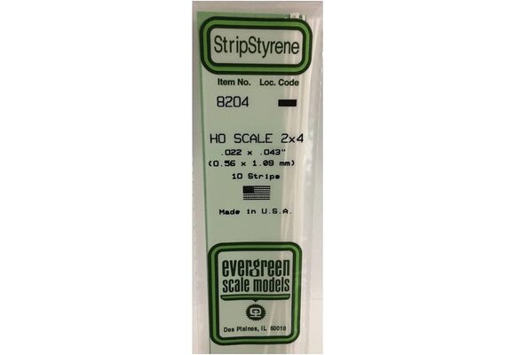 HO Strip 2 x 4 (10)