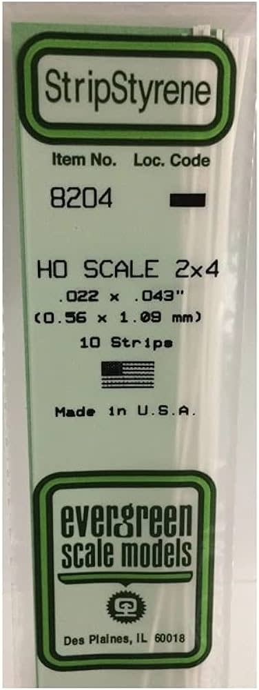 HO Strip 2 x 4 (10)