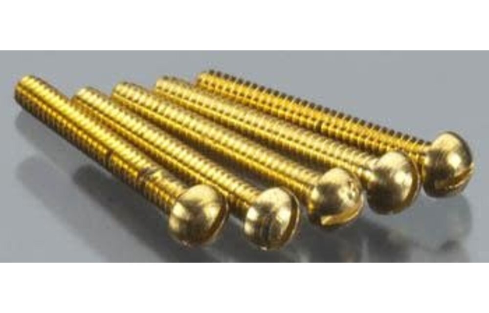 00-90 3/8" Round Head Machine Screw (5)