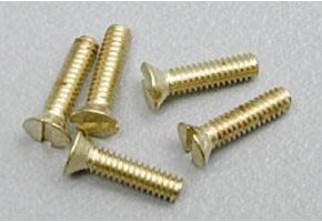 0-80 1/4" Flat Head Machine Screw (5)