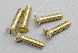 0-80 1/4" Flat Head Machine Screw (5)