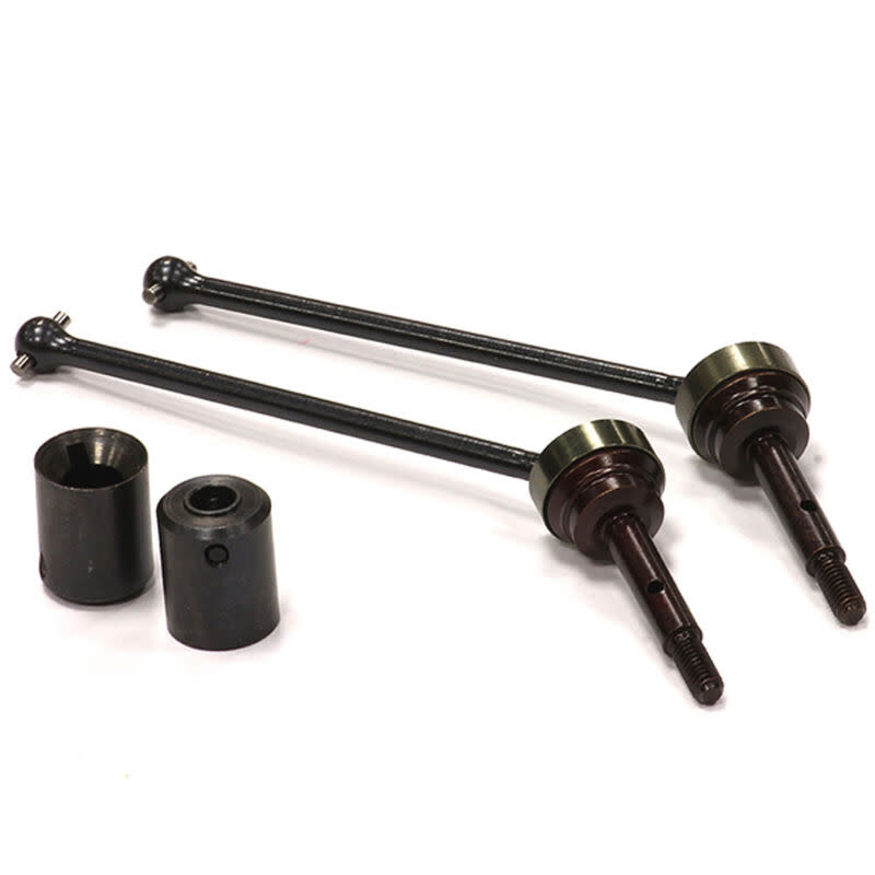 Steel Rear Universal Driveshaft (2): Slash 4X4