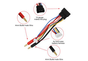 Copy of Traxxas ID Connector w/ Balance Lead (4S)