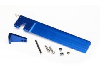 Traxxas Rudder (127.5 mm)/ rudder arm/ hinge pin/ 3x15mm BCS (stainless) (2)/ NL 3.0 (2)/ 4x3mm BCS (stainless, with threadlock) (1)