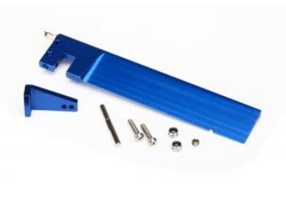 Traxxas Rudder (127.5 mm)/ rudder arm/ hinge pin/ 3x15mm BCS (stainless) (2)/ NL 3.0 (2)/ 4x3mm BCS (stainless, with threadlock) (1)