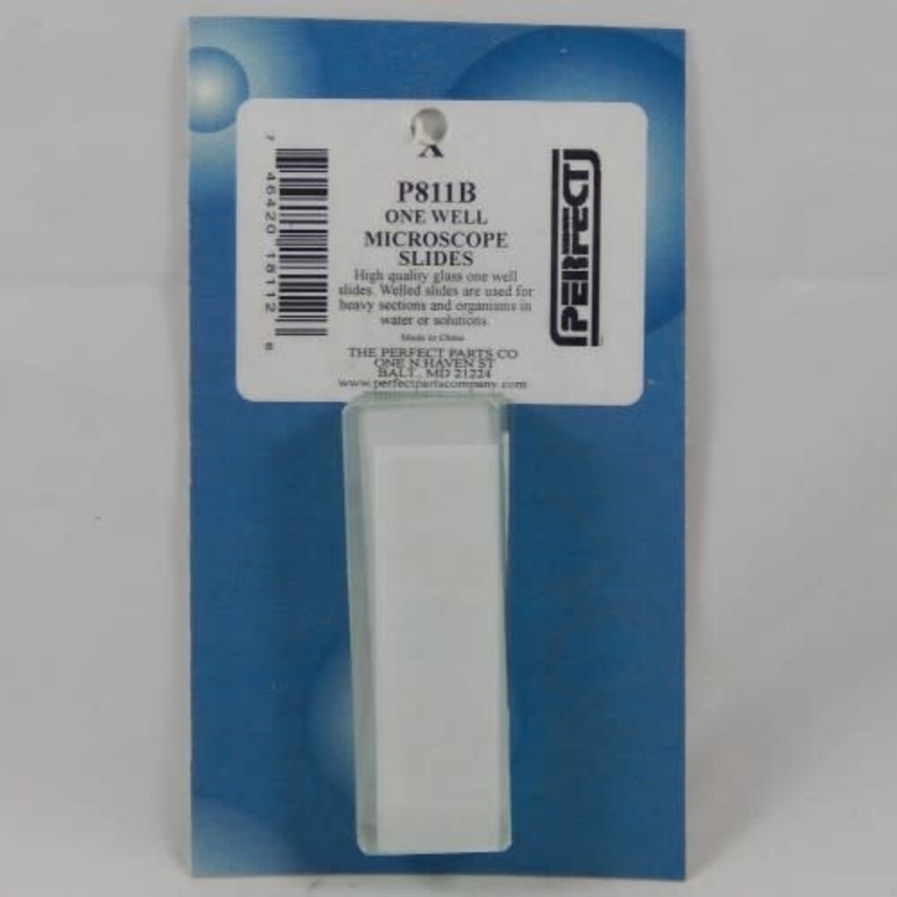 One Well Cavity Microscope Slides (12/cd) Warrenton Hobby Shoppe
