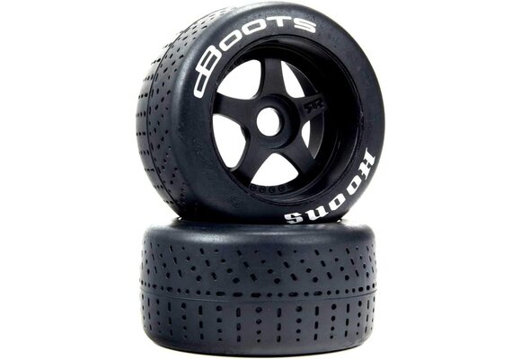 ARRMA dBoots Hoons 53/107 2.9 Pre-Mounted Belted Tires, White, 17mm Hex, 5-Spoke (2)