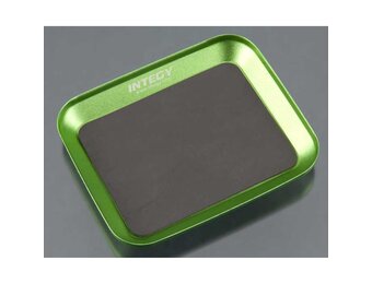 INTEGY Magnetic Parts Storage Tray 88x107mm Green