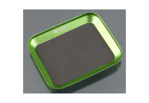 INTEGY Magnetic Parts Storage Tray 88x107mm Green