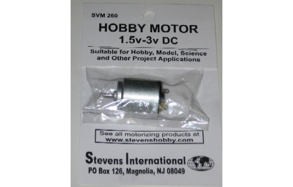Hobby Motor 1.5v-3v DC (slower roation)