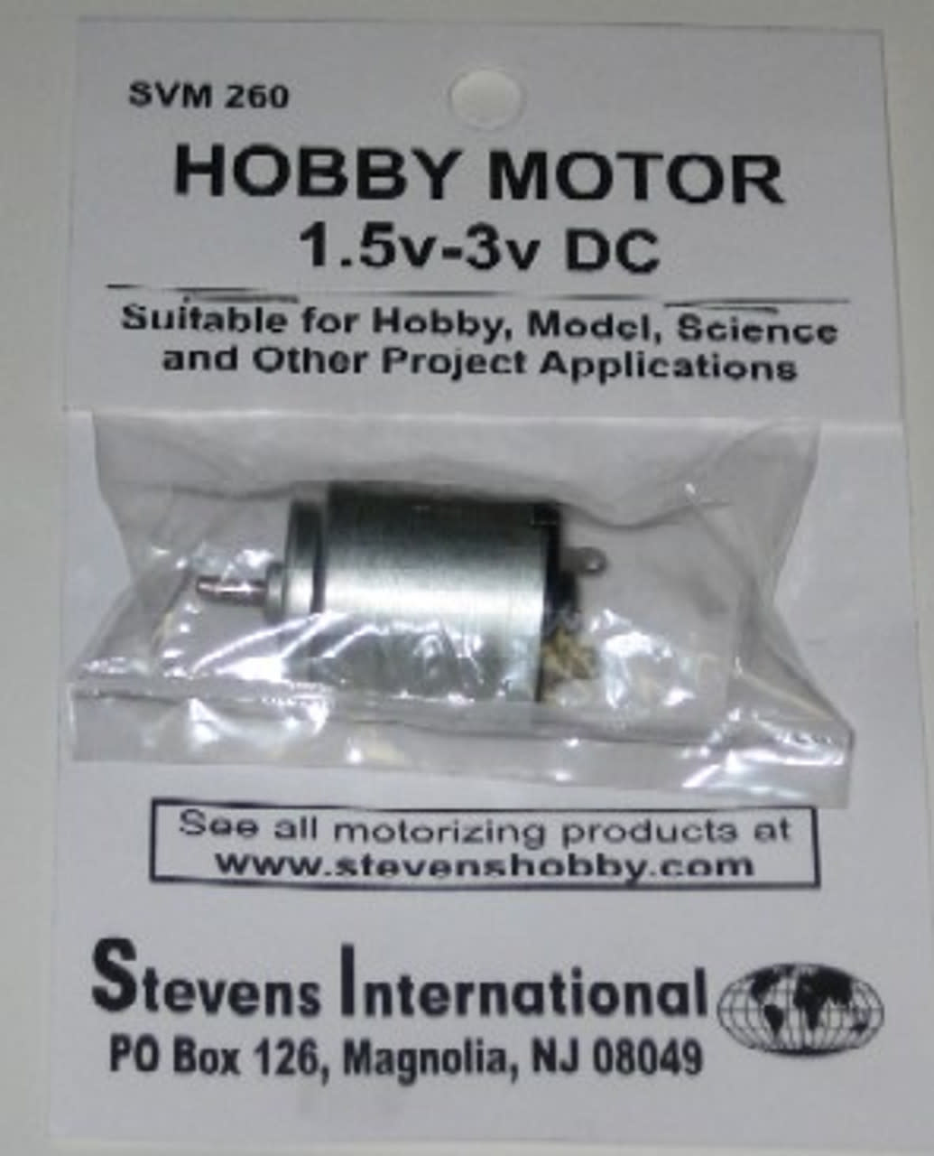 Hobby Motor 1.5v-3v DC (slower roation)