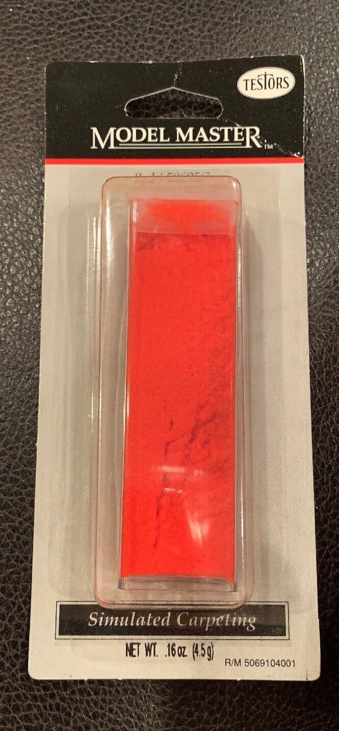 Red Simulated Carpeting