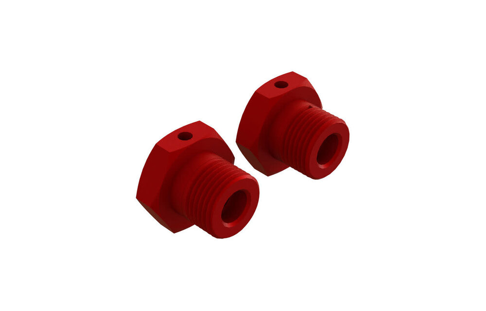 AR310904 Aluminum Wheel Hex 17mm Red (2)