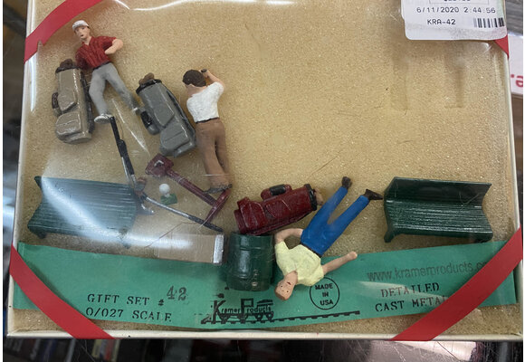 O/O27 Kramer Products Cast Golf Metal Figures