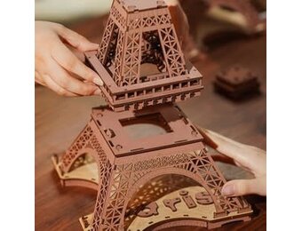 Night of the Eiffel Tower 3D Wooden Puzzle