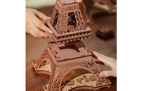 Night of the Eiffel Tower 3D Wooden Puzzle