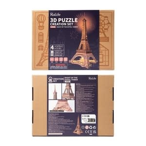 Night of the Eiffel Tower 3D Wooden Puzzle