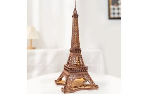 Night of the Eiffel Tower 3D Wooden Puzzle