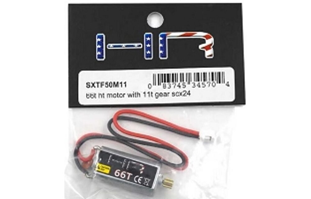 66t HT motor w/11t pinion scx24